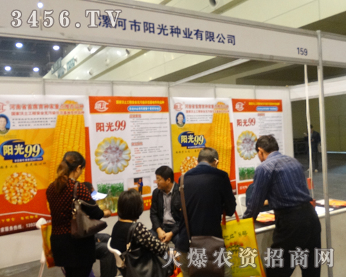 漯河市陽光種業2013鄭州種子會上全力以赴