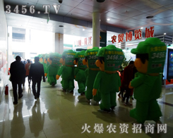 火爆卡通氣模龐大的宣傳陣容讓大家為之震撼