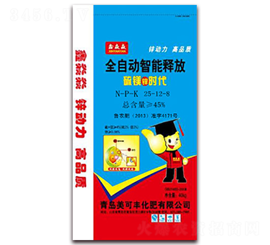 全自動智能釋放控釋肥25-12-8-美可豐