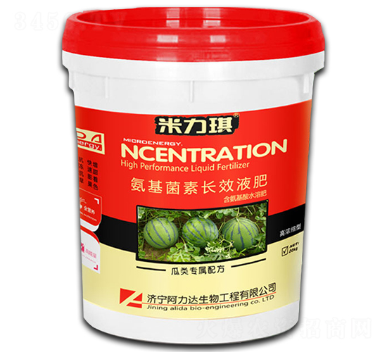 哈密瓜香瓜專用氨基菌素長效液肥-米力琪-阿力達(dá)生物