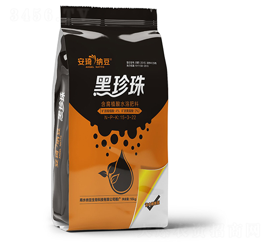 含腐植酸水溶肥料15-3-22-黑珍珠-萌弘農業