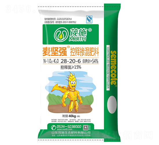 控釋摻混肥料28-20-6-麥堅強-茂施農業
