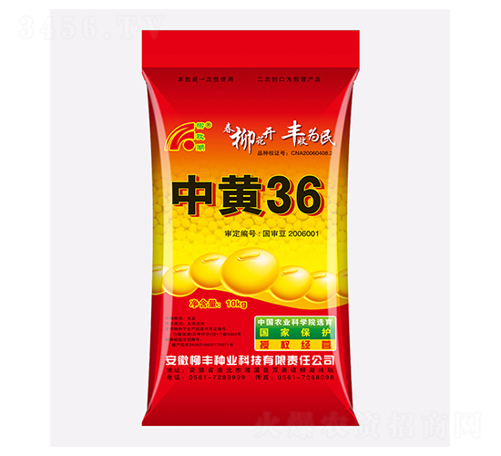 中黃36-黃豆種子-柳豐種業