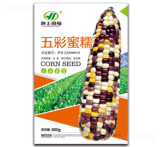 五彩蜜糯-玉米種子-田福農業
