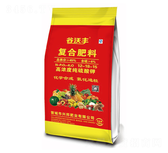 50kg復合肥料12-18-15-谷沃豐-興邦肥業(yè)