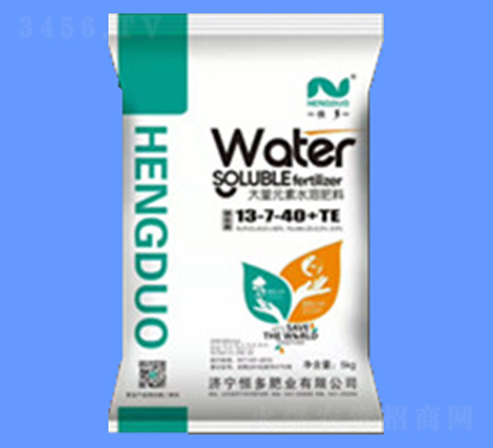 5kg大量元素水溶肥料13-7-40+TE-恒多肥業