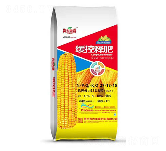 蛋白酶氨基酸緩控釋肥27-13-15-美盛肥業