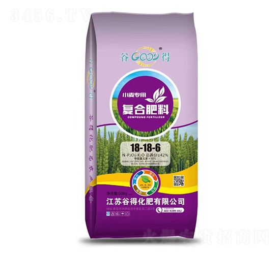 小麥專用復(fù)合肥料18-18-6-谷得