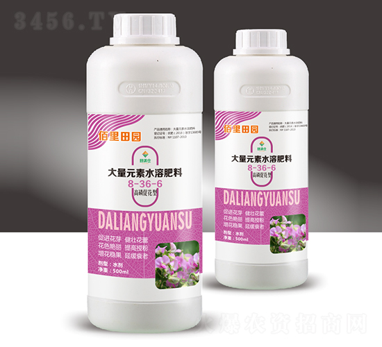 大量元素水溶肥8-36-6（500ml）-佰里田園-穗滿倉