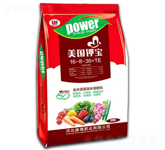 美國鉀寶16-8-36+TE-康博肥業