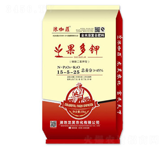 全水溶復合肥料15-5-25-果多鉀-龍昊肥業