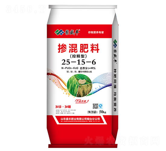 控釋型摻混肥料25-15-6-盛豐肥業