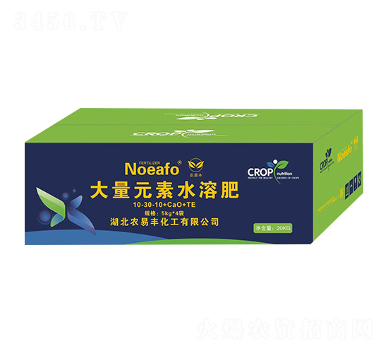 大量元素水溶肥（箱裝）10-30-10+CaO+TE-農易豐