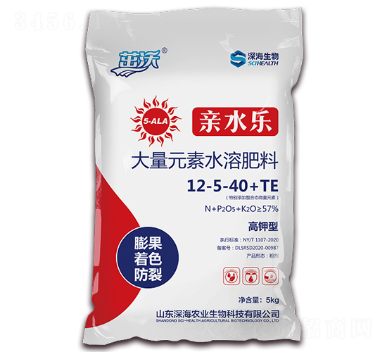 高鉀型大量元素水溶肥12-5-40+TE-親水樂-深海農業