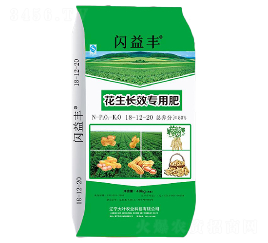 花生長效專用肥18-12-20-閃益豐-大葉農業