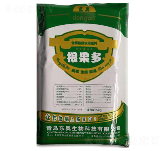 含腐植酸水溶肥料14-3-14-根果多-東奧生物