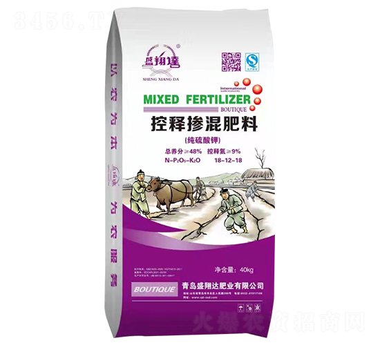 純硫酸鉀控釋摻混肥料18-12-18-盛翔達