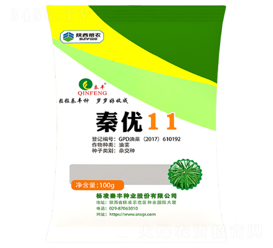 秦優(yōu)11號-油菜種子