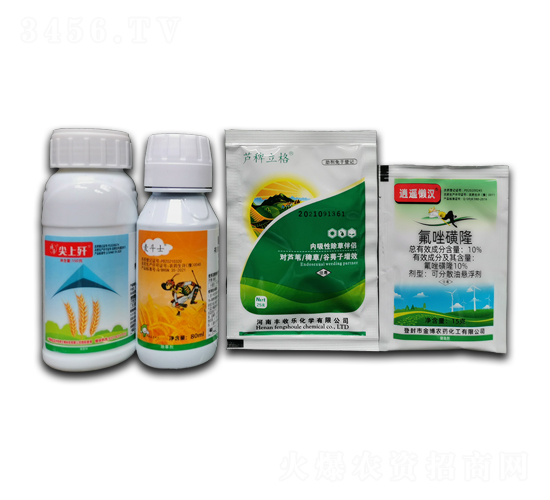 異丙隆+唑啉草酯+氟唑磺隆+農用助劑-豐收樂
