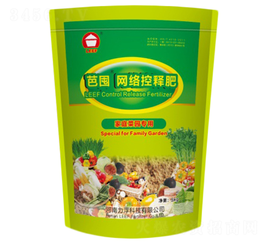 家庭菜園專用網絡控釋肥-芭囤-力浮科技