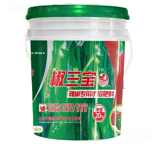 辣椒專用水溶肥料-椒三寶-艾諾得