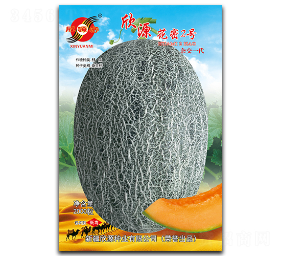欣源花密2號-甜瓜種子-欣源種業
