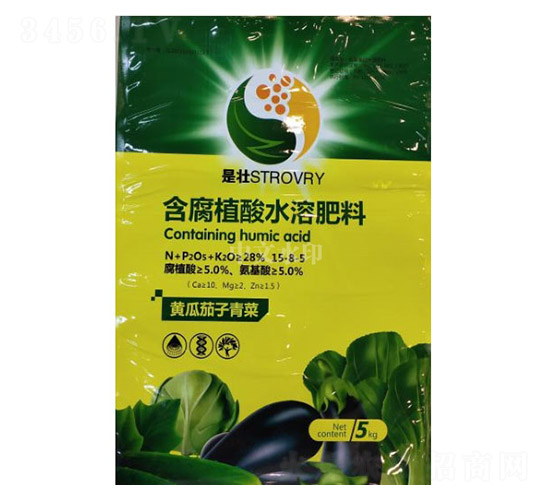 黃瓜茄子青菜專用含腐植酸水溶肥料15-8-5-施壯肥業