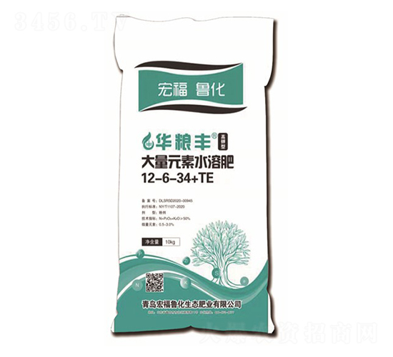 大量元素水溶肥12-6-34+TE-華糧豐-鑫思農