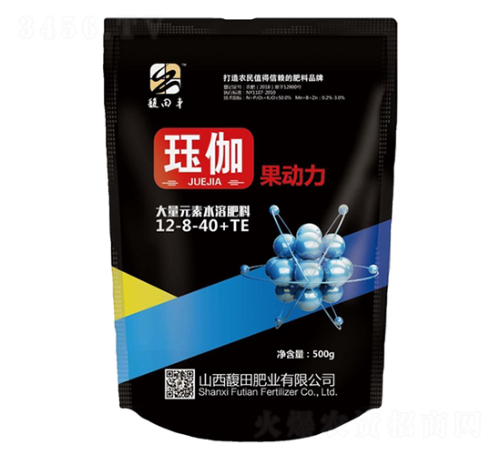 大量元素水溶肥料12-8-40+TE-玨伽果動力-馥田肥業