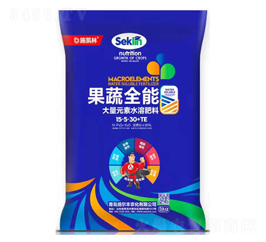 å¤§é‡å…ƒç´ æ°´æº¶è‚¥æ–™15-5-30+TE-æžœè”¬å…¨èƒ½-æ–½çˆ¾è±