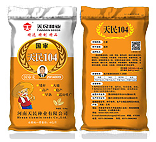 國審天民104（黃袋）-小麥種子-天民種業(yè)