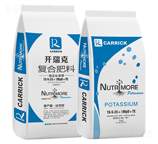 穩定長效型復合肥料15-5-25+1MgO+TE-開瑞克-一農農業