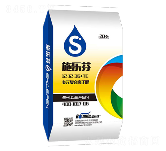20kg多元復合離子肥12-12-36+TE-施樂芬-伯倫特