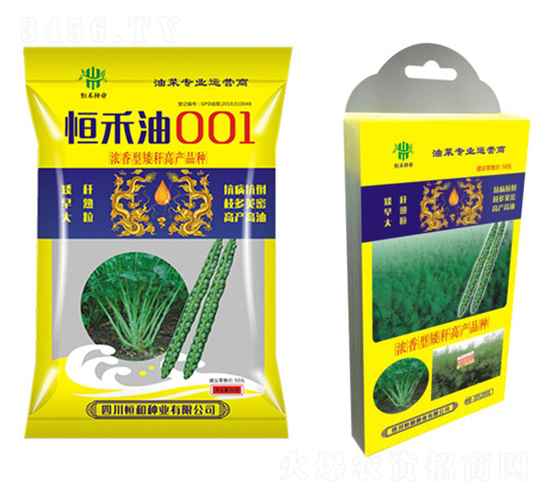 油菜種子-恒禾油001-恒禾種業
