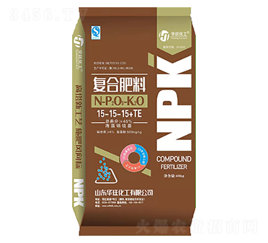 海藻硝硫基復合肥料15-15-15+TE-華廷化工