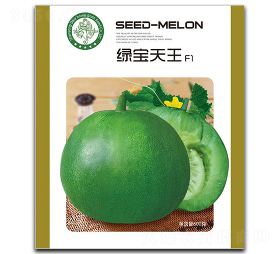 綠寶天王-甜瓜種子-百禾谷