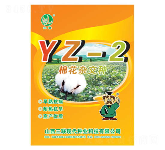 棉花雜交種YZ-2-三聯