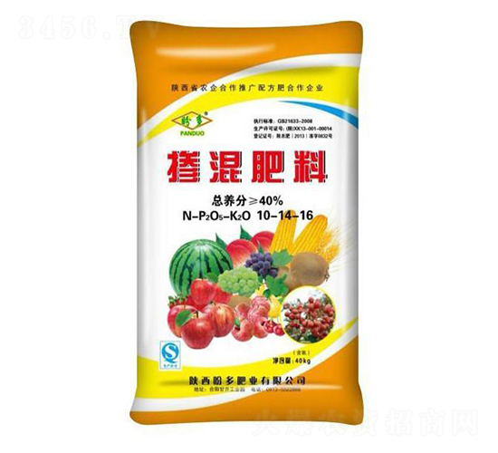 摻混肥料10-14-16-金水綠旺-盼多肥業