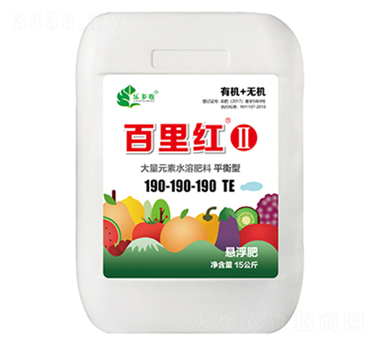 平衡型大量元素水溶肥料-百里紅Ⅱ-樂多收