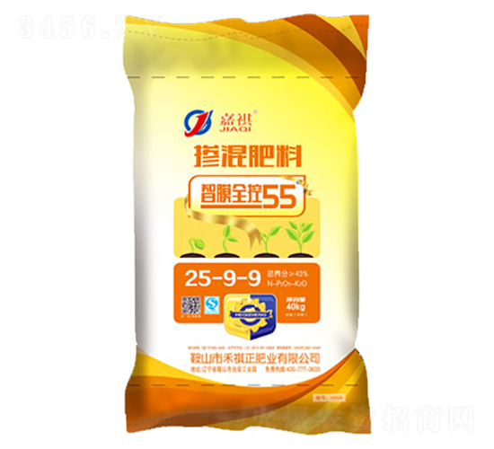 摻混肥料25-9-9-智膜全控55-嘉祺-禾祺正肥業