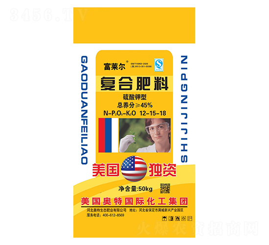 硫酸鉀型復合肥料12-15-18-富萊爾-奧特生態(tài)