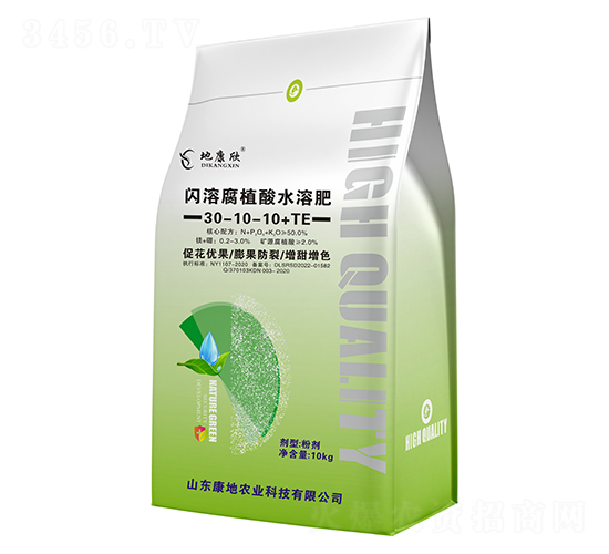 閃溶腐植酸水溶肥30-10-10+TE-地康欣-康地農業(yè)