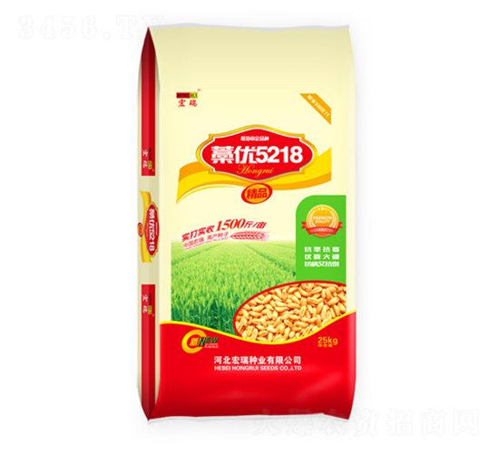 藁優5218（25kg）-小麥種子-宏瑞種業