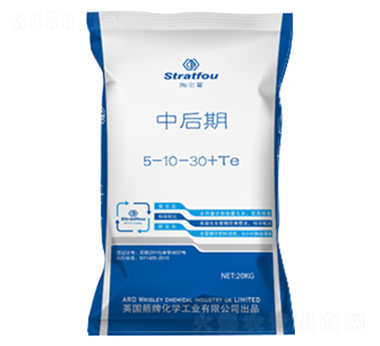 中后期專用大量元素水溶肥料肥5-10-30+TE-佳世達(dá)肥業(yè)