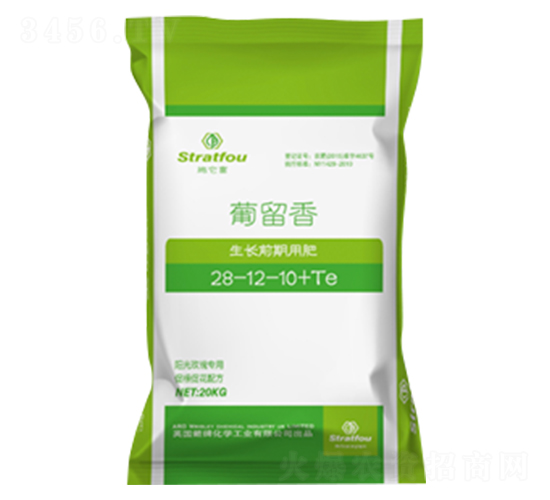 生長(zhǎng)前期專用大量元素水溶肥料肥28-12-10+TE-葡留香-佳世達(dá)肥業(yè)