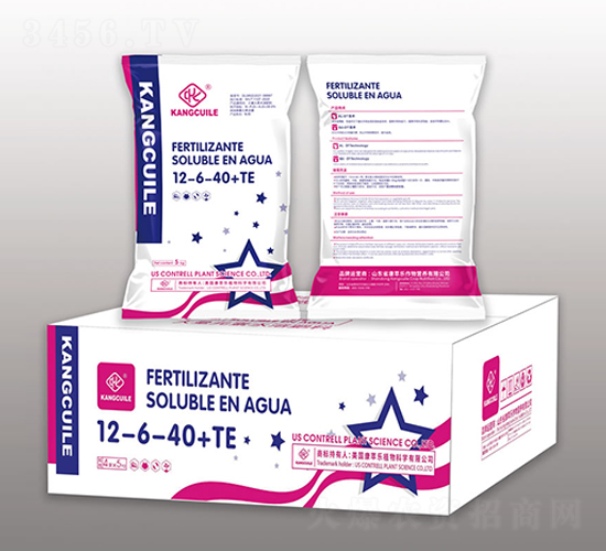 高鉀大量元素水溶肥料12-6-40+TE-康萃樂
