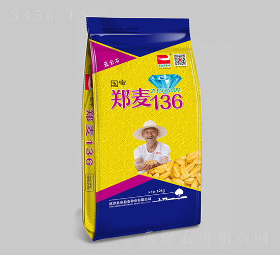 國審鄭麥136（12kg）-小麥種子-帝益麥種業