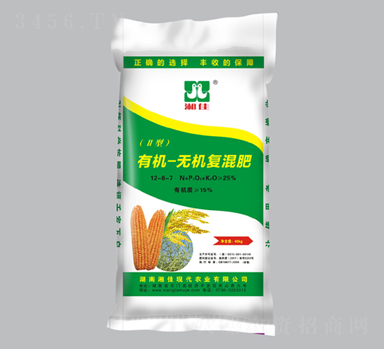 有機-無機復混肥料12-6-7-湘佳