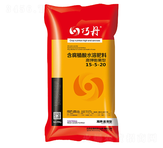 高鉀黃腐酸有機(jī)碳水溶肥15-5-20（膨果著色型）-巧丹