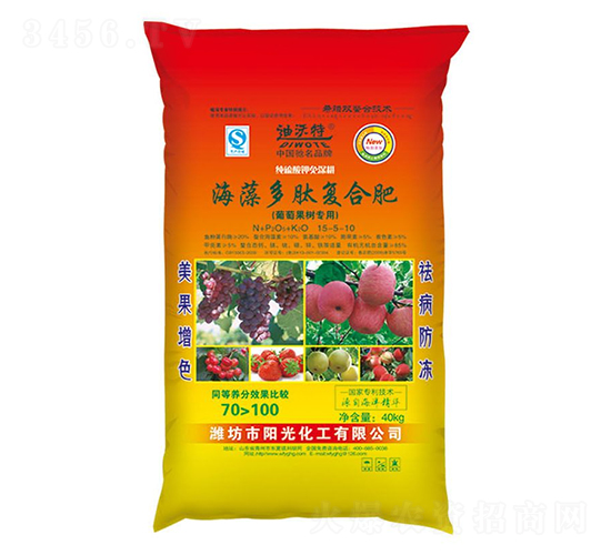 海藻多肽復合肥料（葡萄果樹專用）-迪沃特-陽光化工